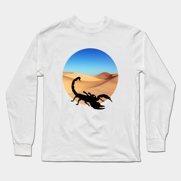 Scorpio Long Sleeve T-Shirt by Sinmara